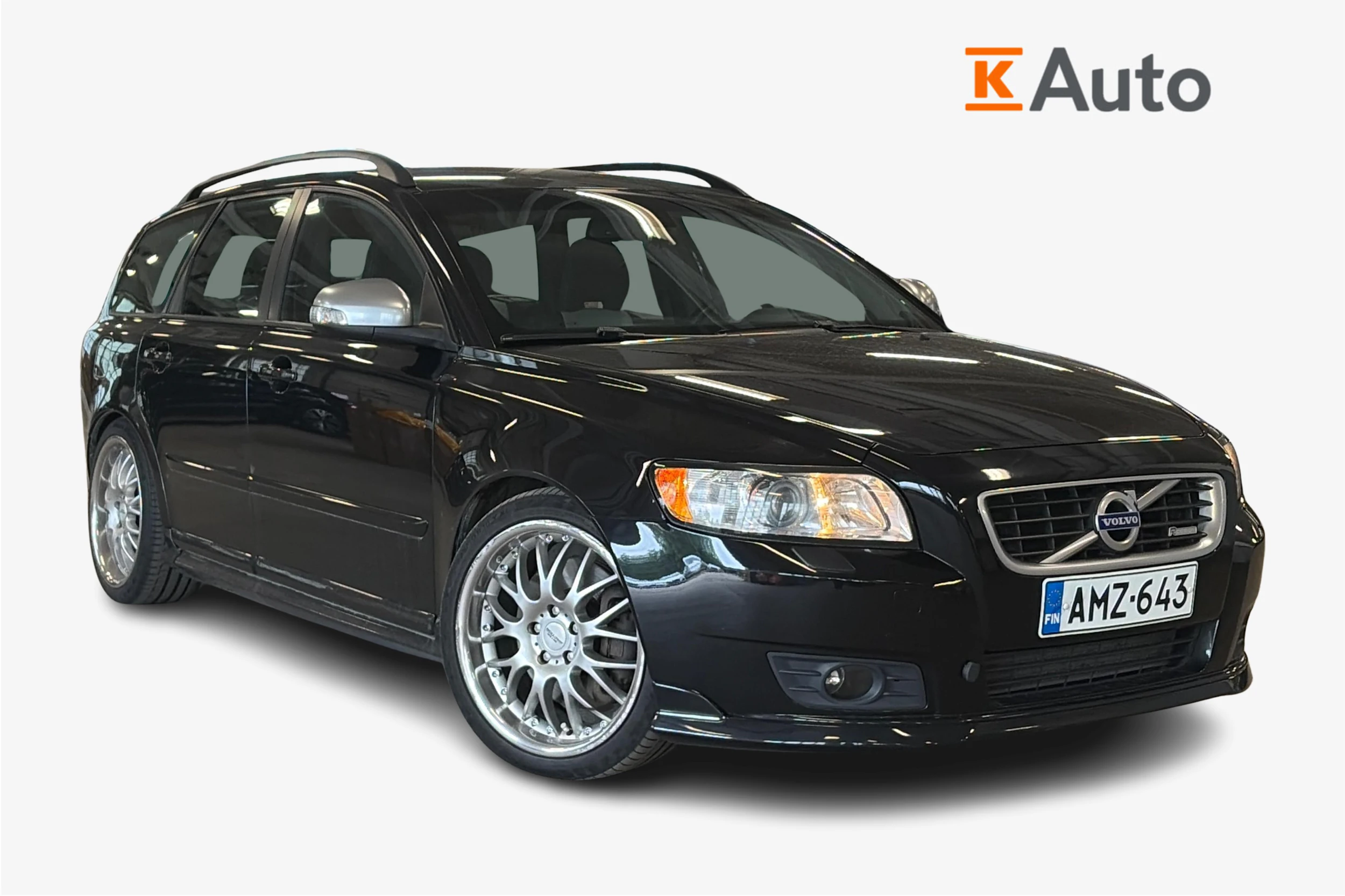 musta Volvo V50 2009 kuva 1.