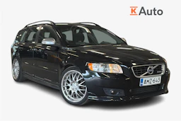 musta Volvo V50 2009 kuva 1.