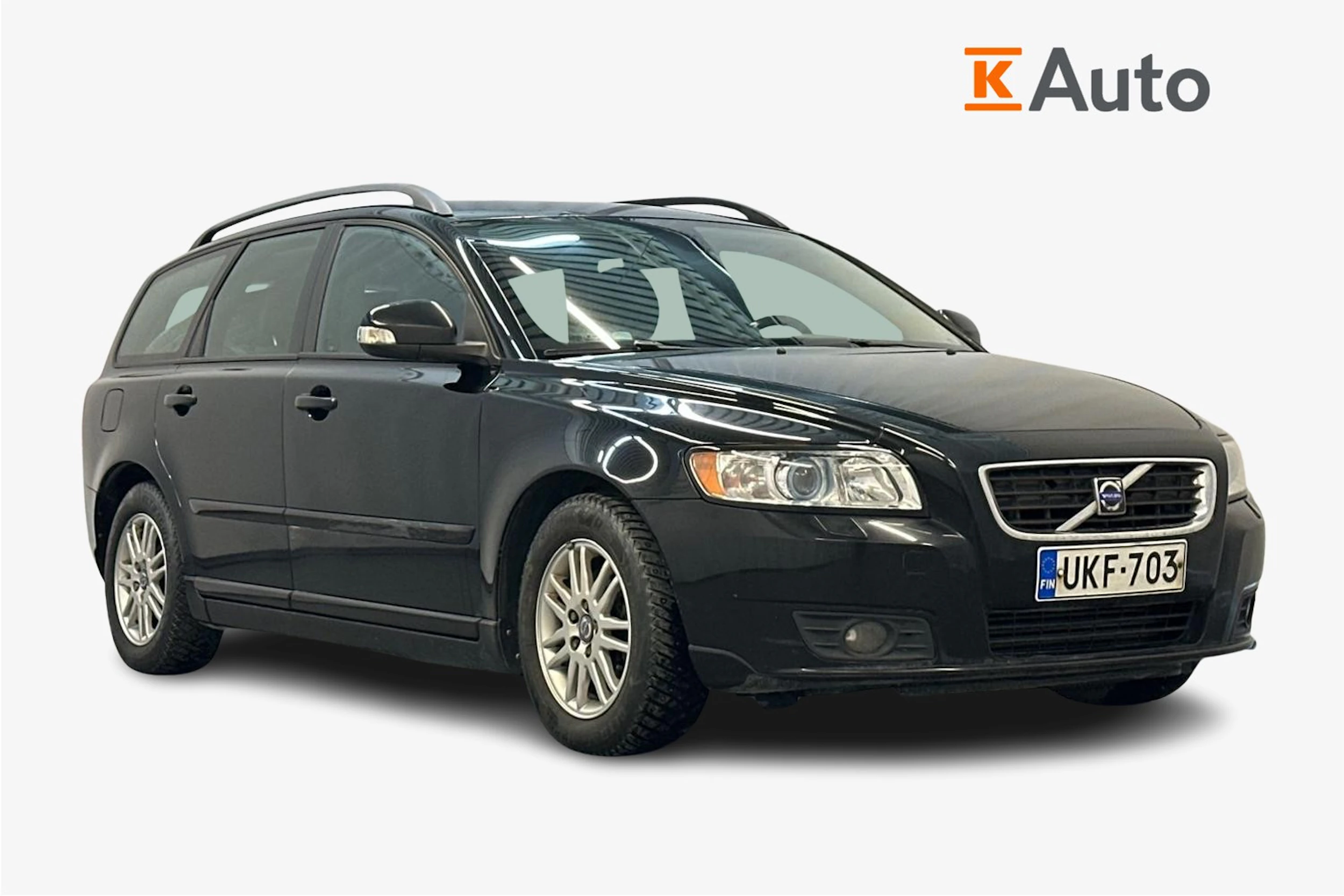 musta Volvo V50 2010 kuva 1.