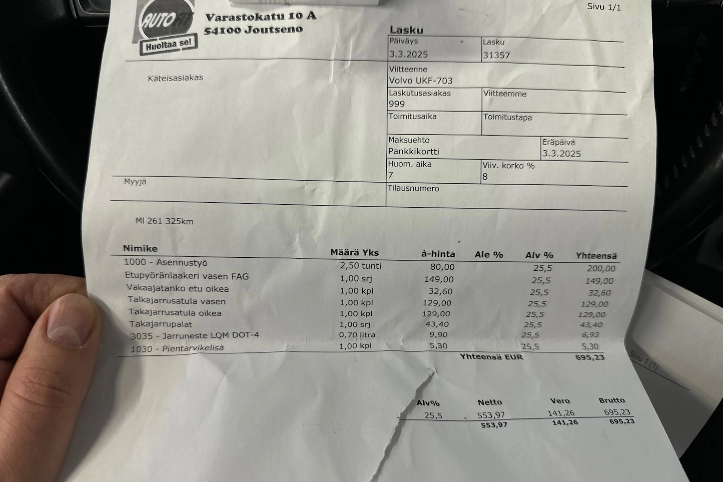 musta Volvo V50 2010 kuva 27.