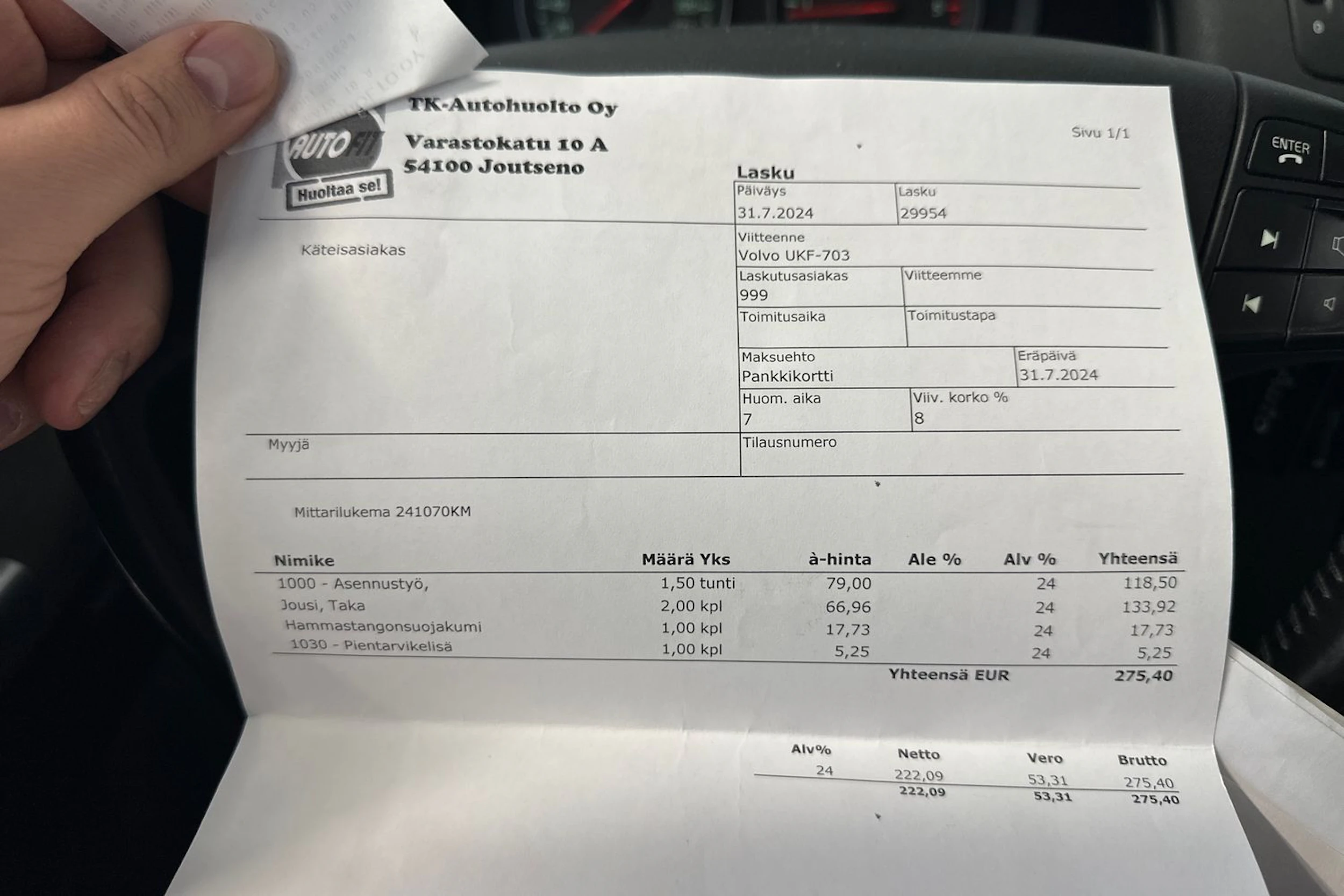 musta Volvo V50 2010 kuva 29.