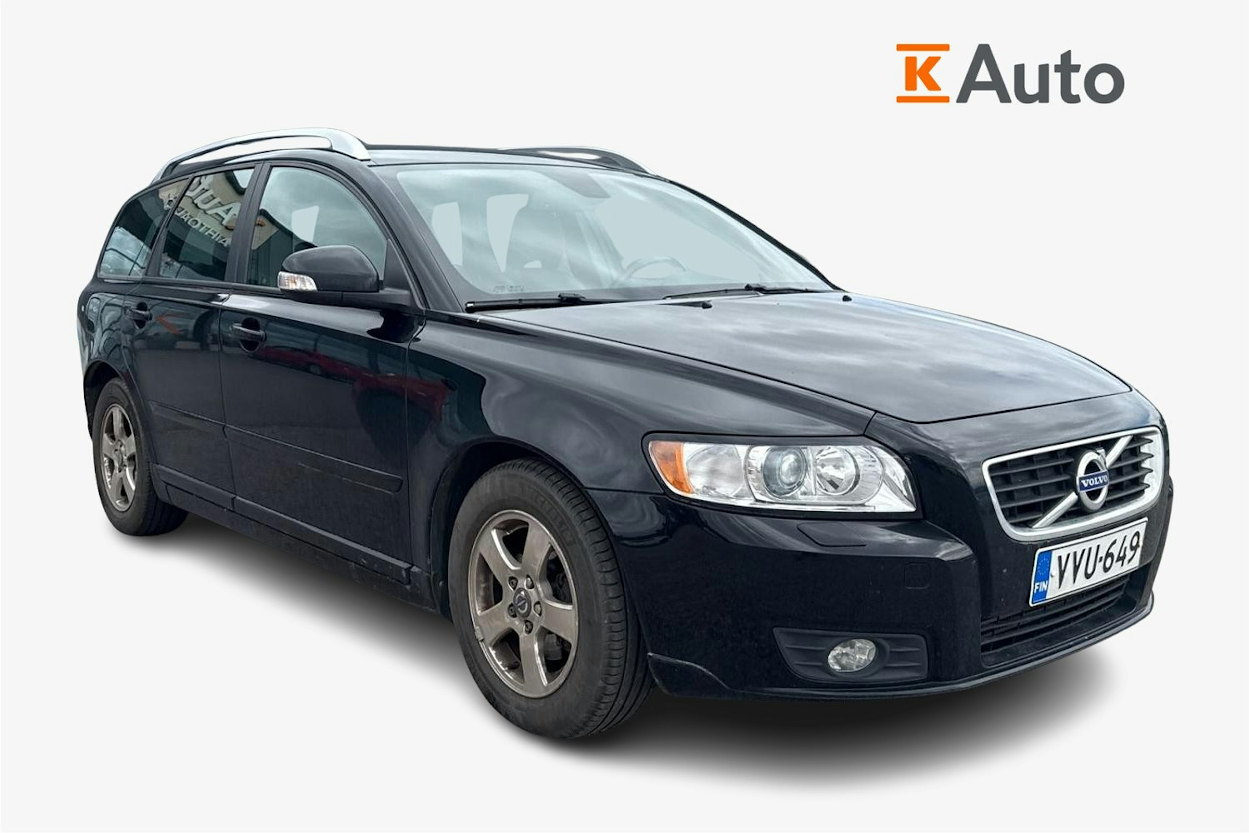 musta Volvo V50 2011 kuva 1.