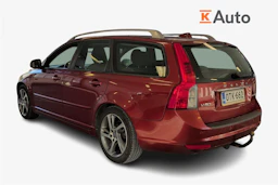 punainen Volvo V50 2012 kuva 2.