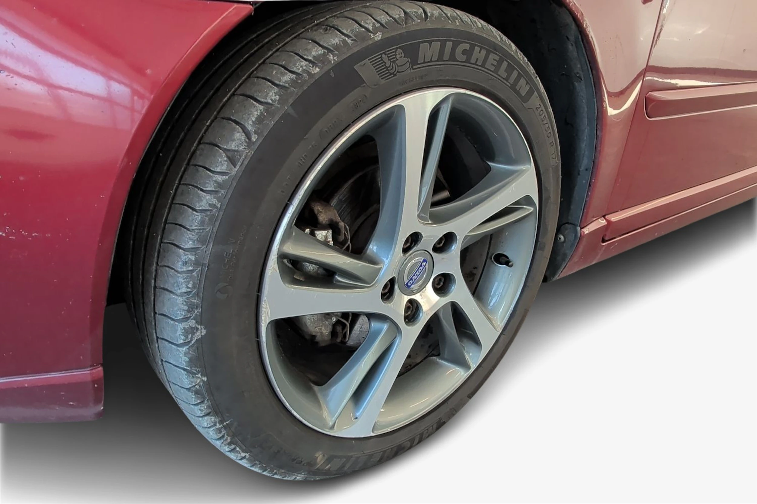 punainen Volvo V50 2012 kuva 9.