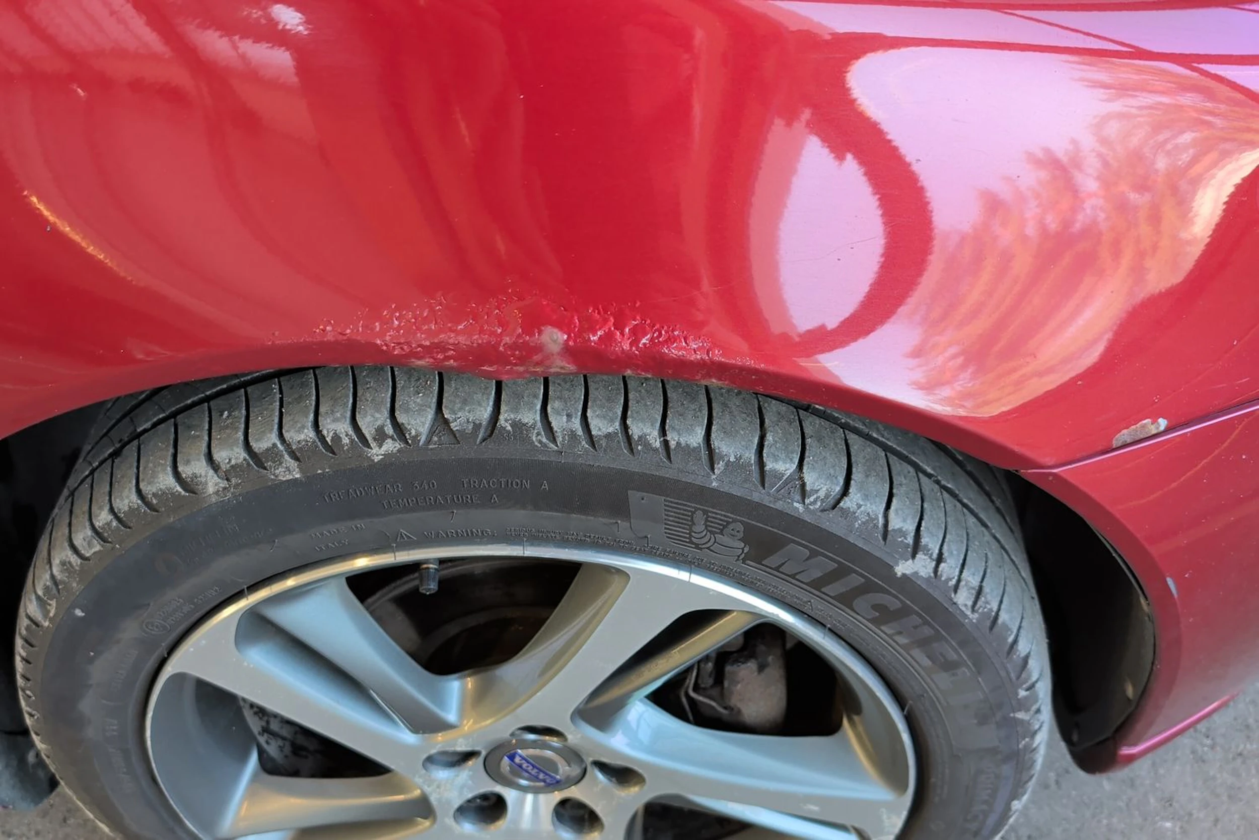 punainen Volvo V50 2012 kuva 15.