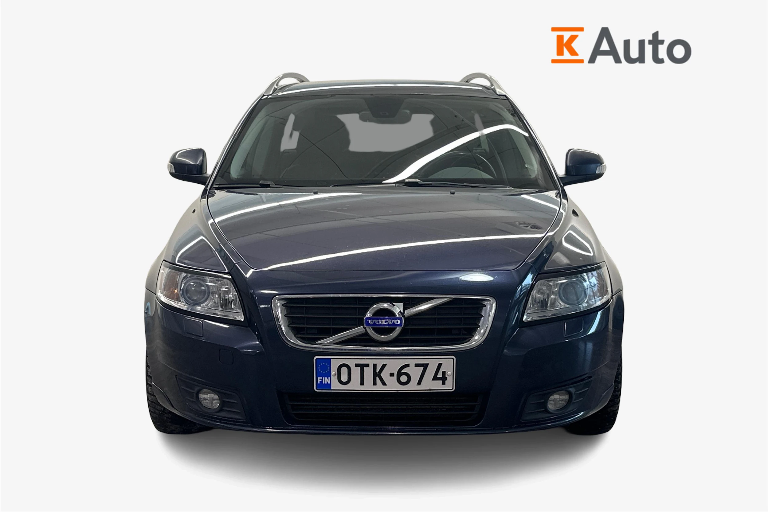 Sininen Volvo V50 2012 kuva 4.