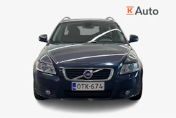 Sininen Volvo V50 2012 kuva 4.