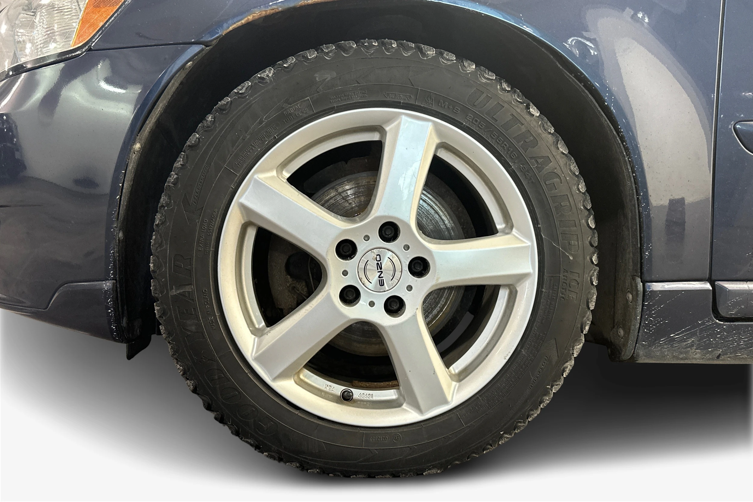 Sininen Volvo V50 2012 kuva 9.