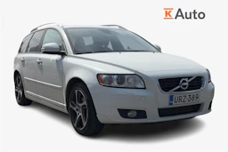 valkoinen Volvo V50 2012 kuva 1.