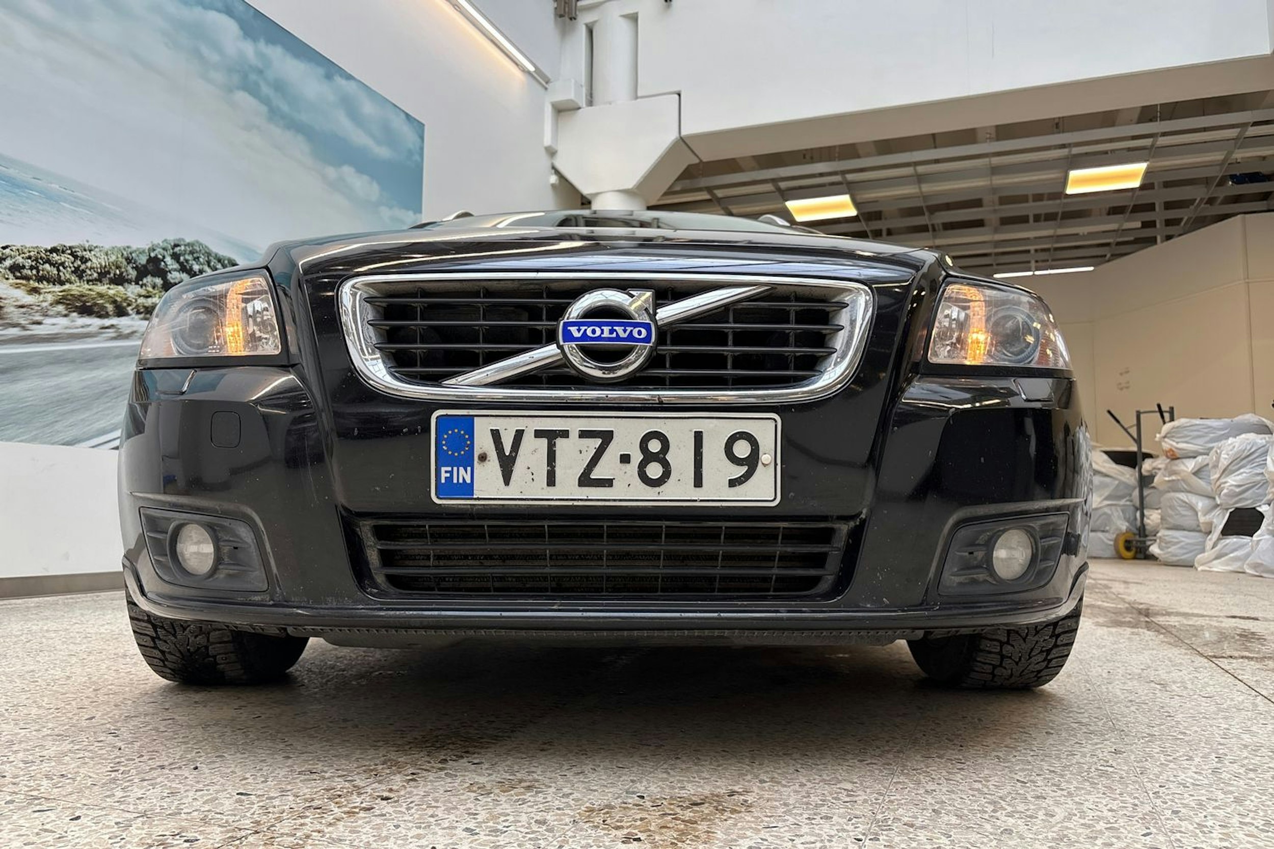 musta Volvo V50 2012 kuva 19.