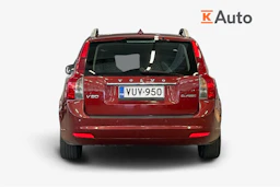 punainen Volvo V50 2012 kuva 3.