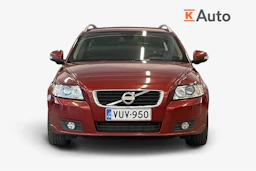 punainen Volvo V50 2012 kuva 4.