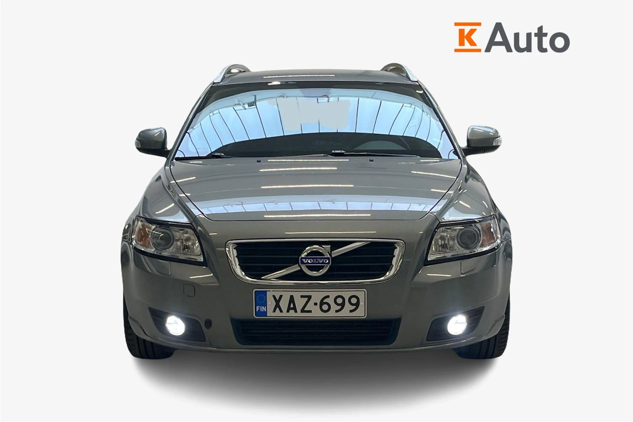 sininen Volvo V50 2012 kuva 4.