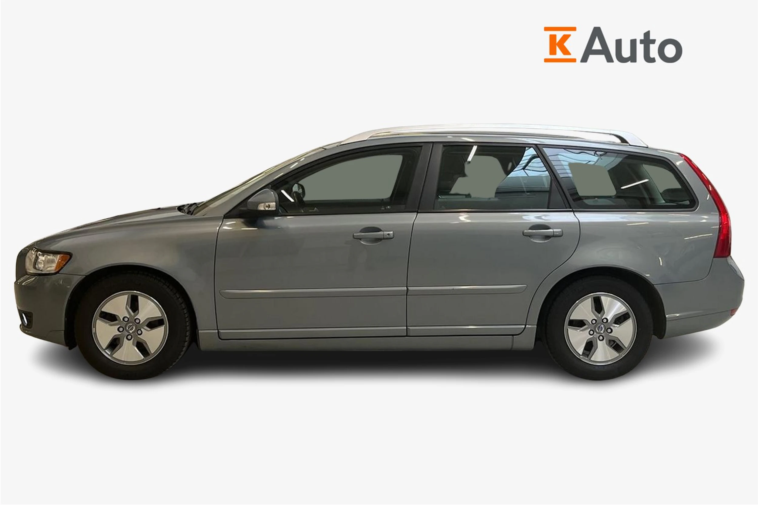 sininen Volvo V50 2012 kuva 5.