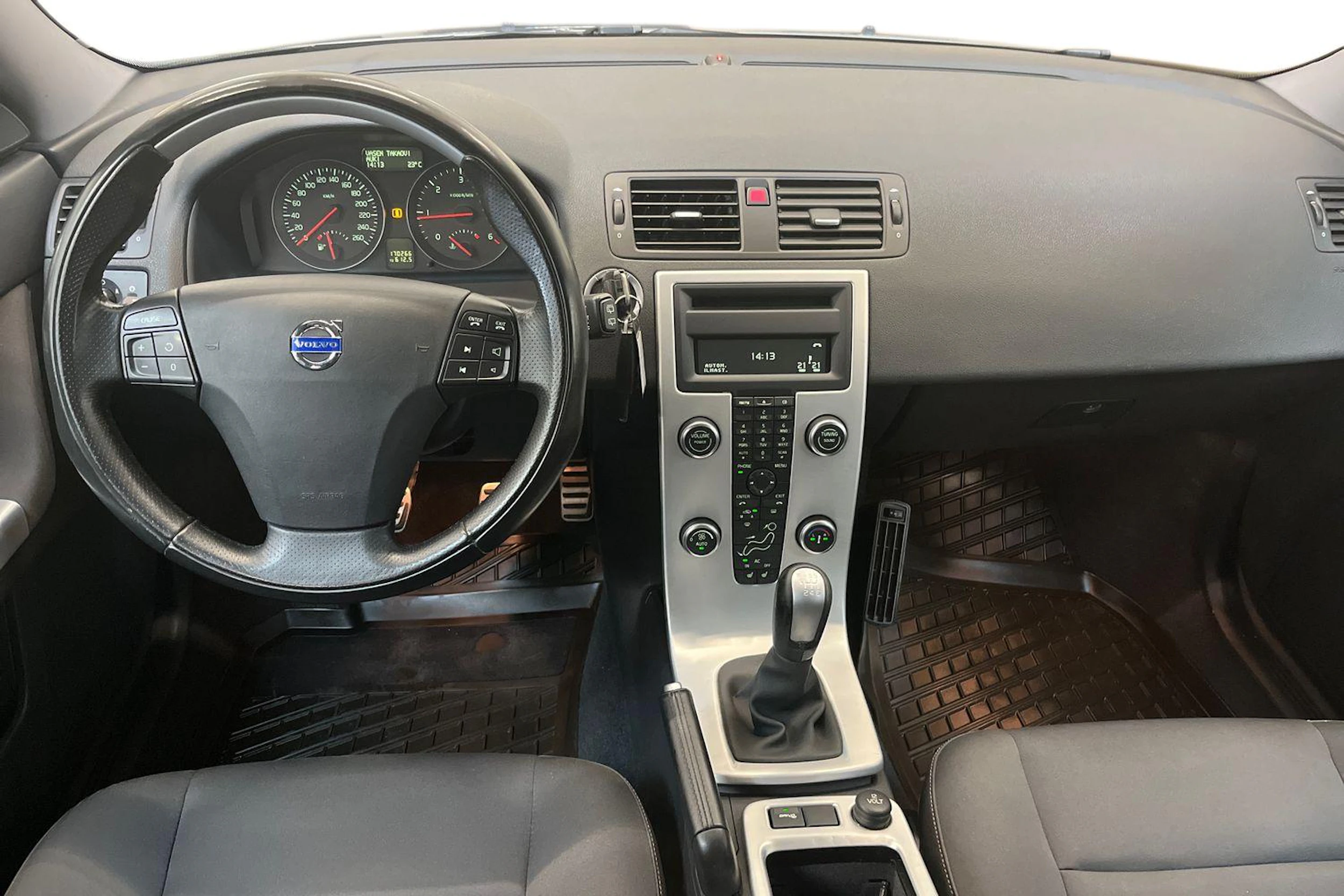 sininen Volvo V50 2012 kuva 7.