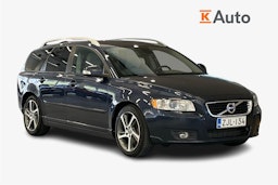 Sininen Volvo V50 2012 kuva 1.