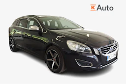 musta Volvo V60 2011 kuva 1.