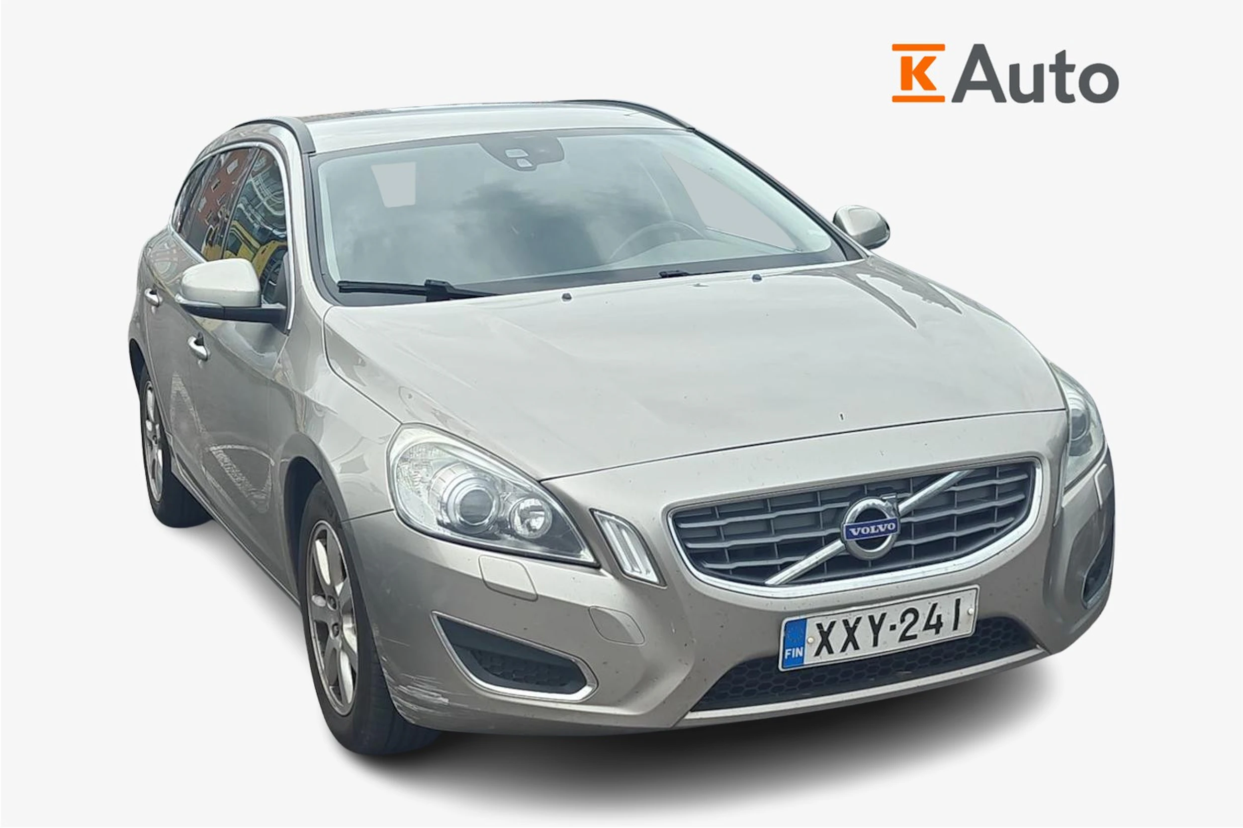 ruskea (beige) Volvo V60 2011 kuva 1.