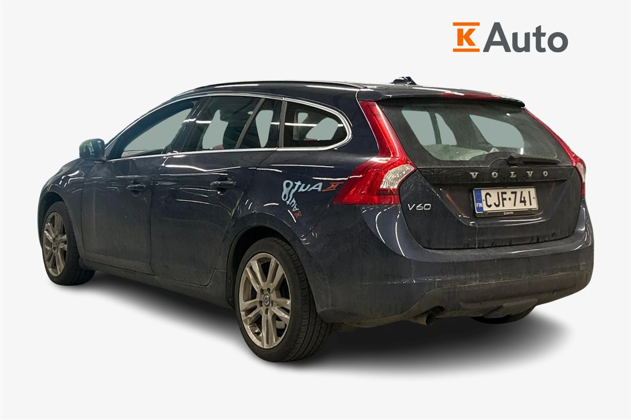 sininen Volvo V60 2012 kuva 2.
