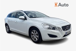 Valkoinen Volvo V60 2012 kuva 1.