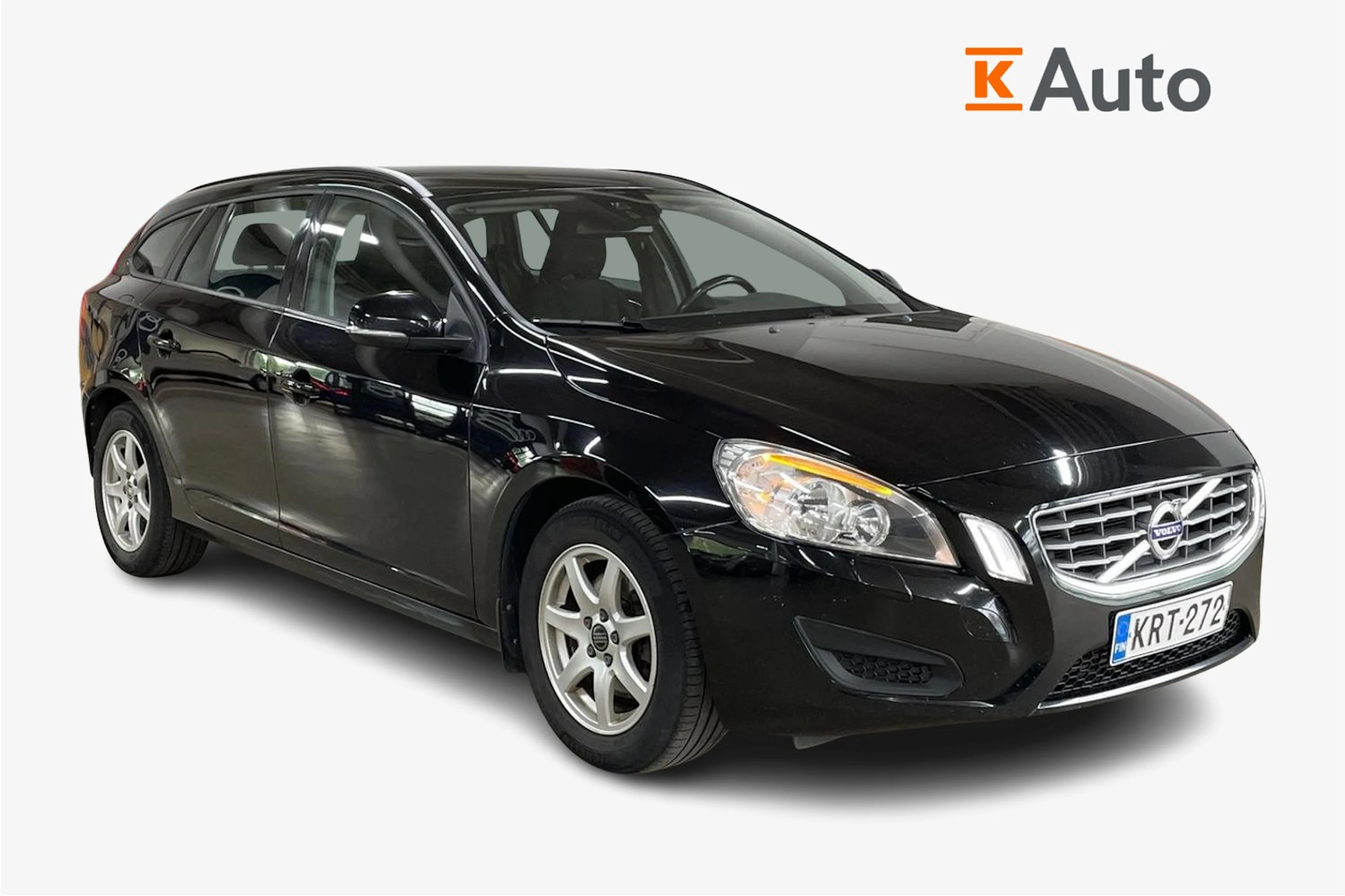 musta Volvo V60 2012 kuva 1.