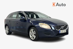 sininen Volvo V60 2013 kuva 1.