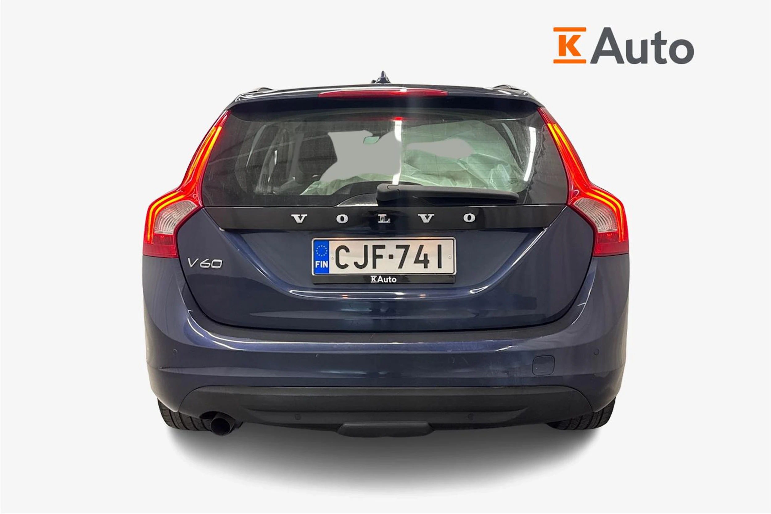 sininen Volvo V60 2013 kuva 4.