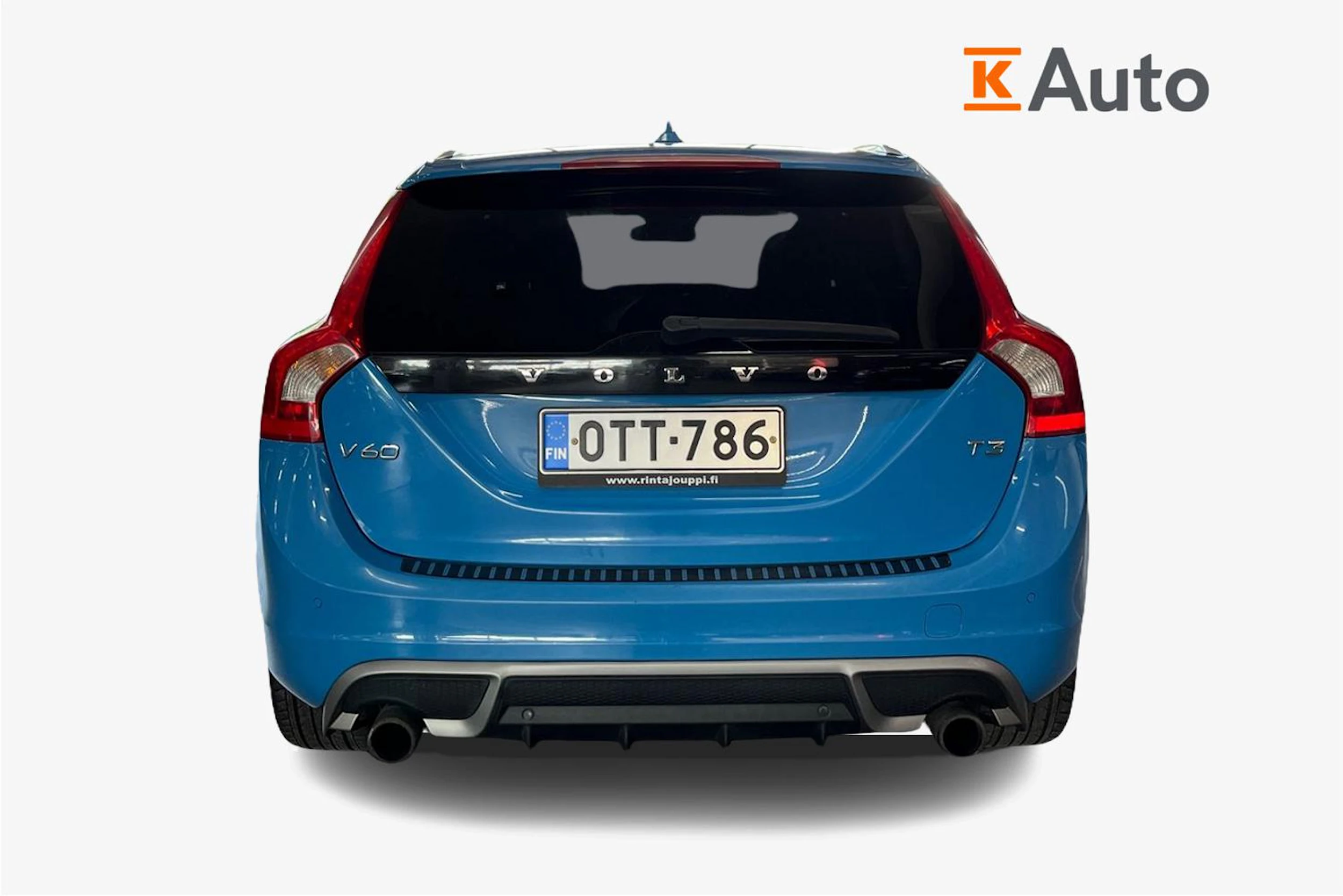Sininen Volvo V60 2013 kuva 3.
