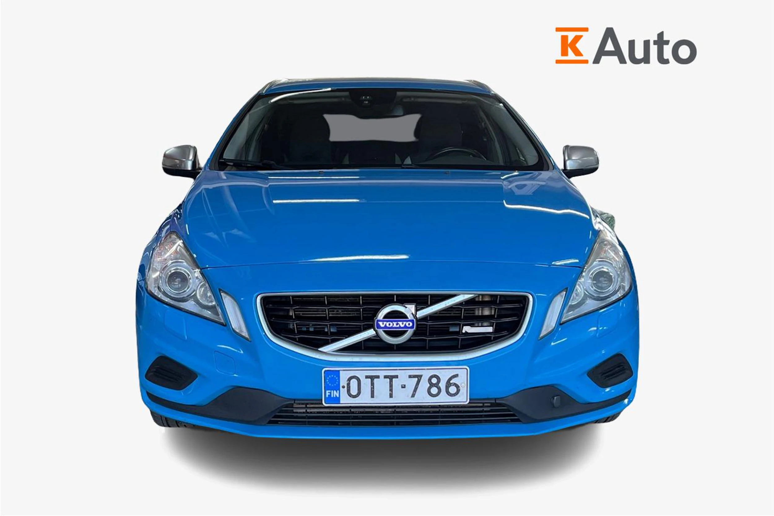 Sininen Volvo V60 2013 kuva 4.