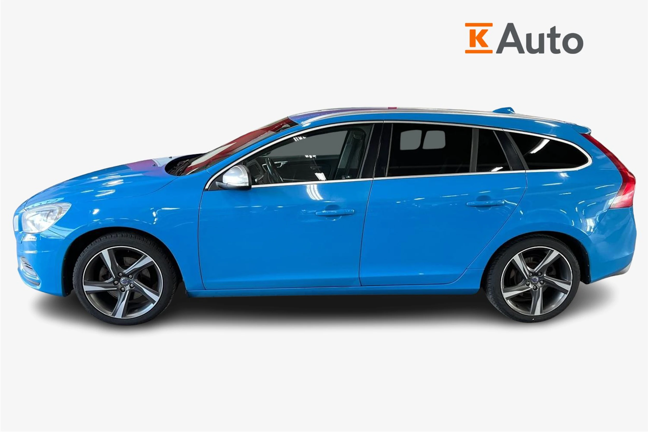 Sininen Volvo V60 2013 kuva 5.