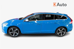 Sininen Volvo V60 2013 kuva 5.
