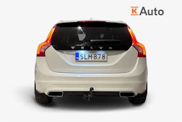 valkoinen Volvo V60 2014 kuva 4.