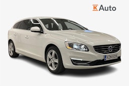 Valkoinen Volvo V60 2013 kuva 1.
