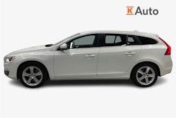 Valkoinen Volvo V60 2013 kuva 5.