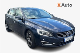 sininen Volvo V60 2013 kuva 1.