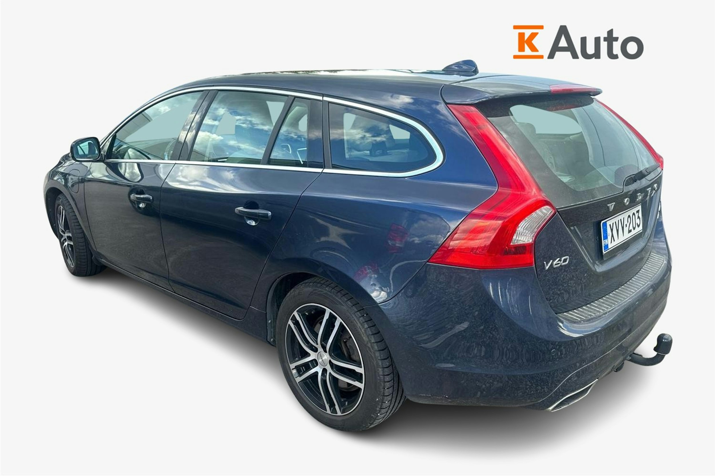 sininen Volvo V60 2013 kuva 2.