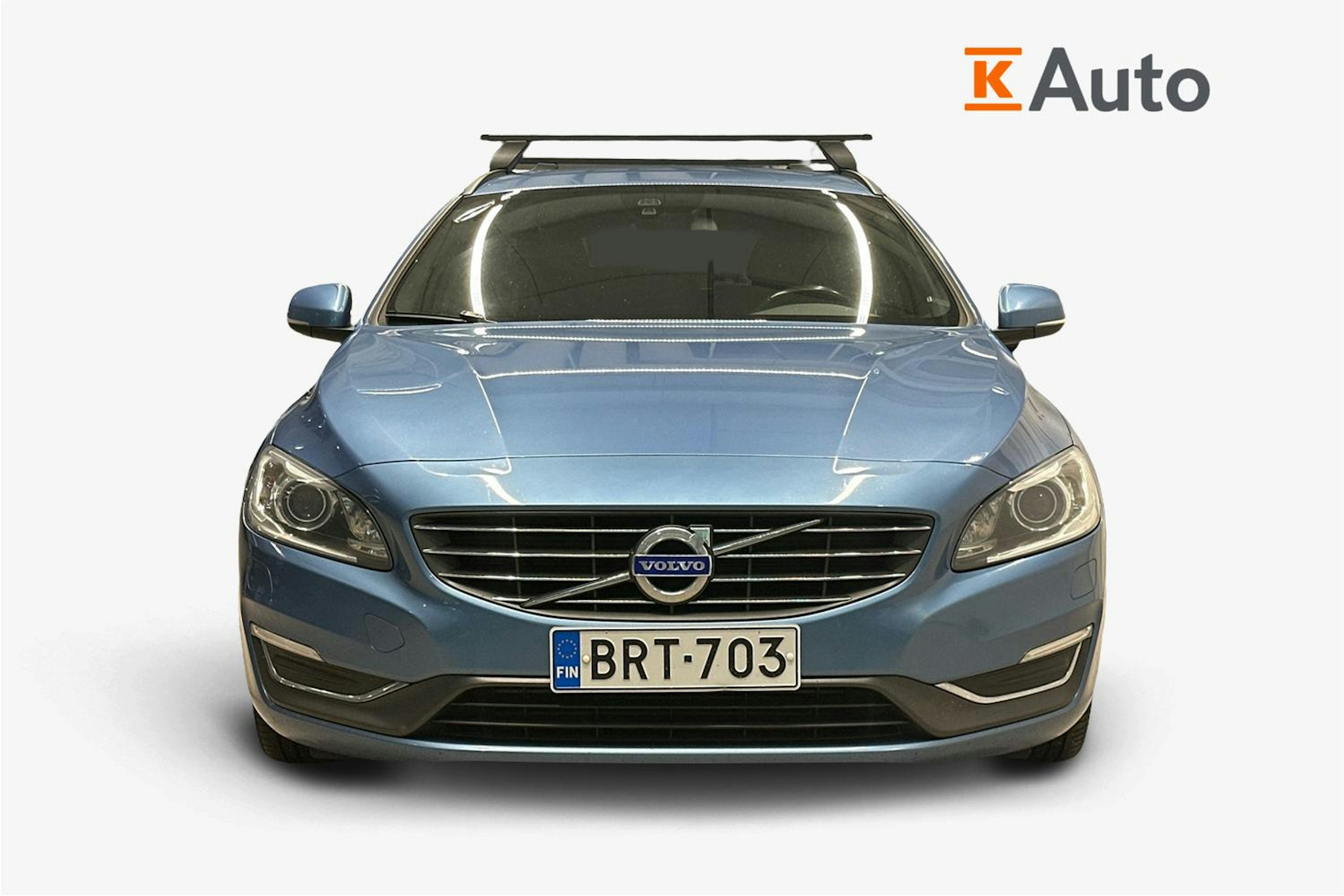 sininen Volvo V60 2014 kuva 5.