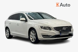 valkoinen Volvo V60 2014 kuva 1.