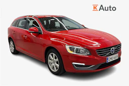 punainen Volvo V60 2014 kuva 1.