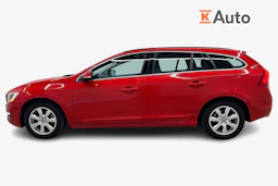 punainen Volvo V60 2014 kuva 5.