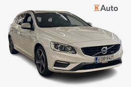 valkoinen Volvo V60 2014 kuva 1.