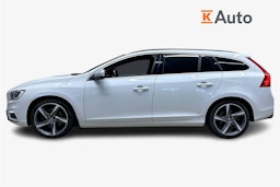 valkoinen Volvo V60 2014 kuva 5.