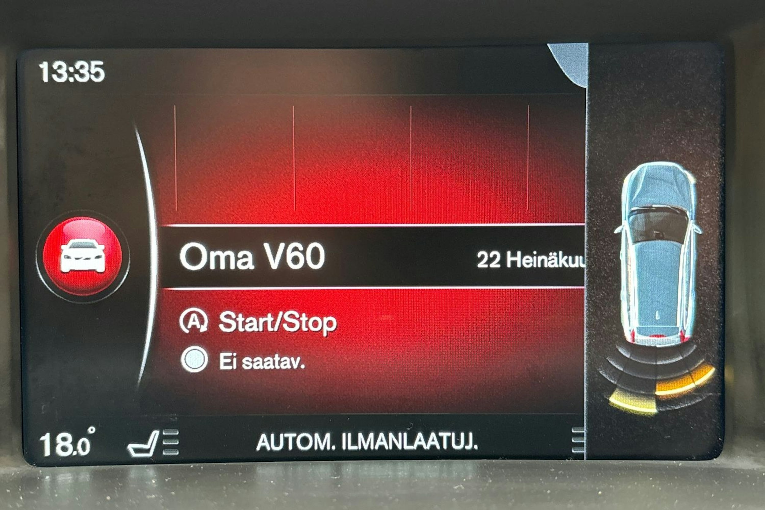 Musta Volvo V60 2015 kuva 23.