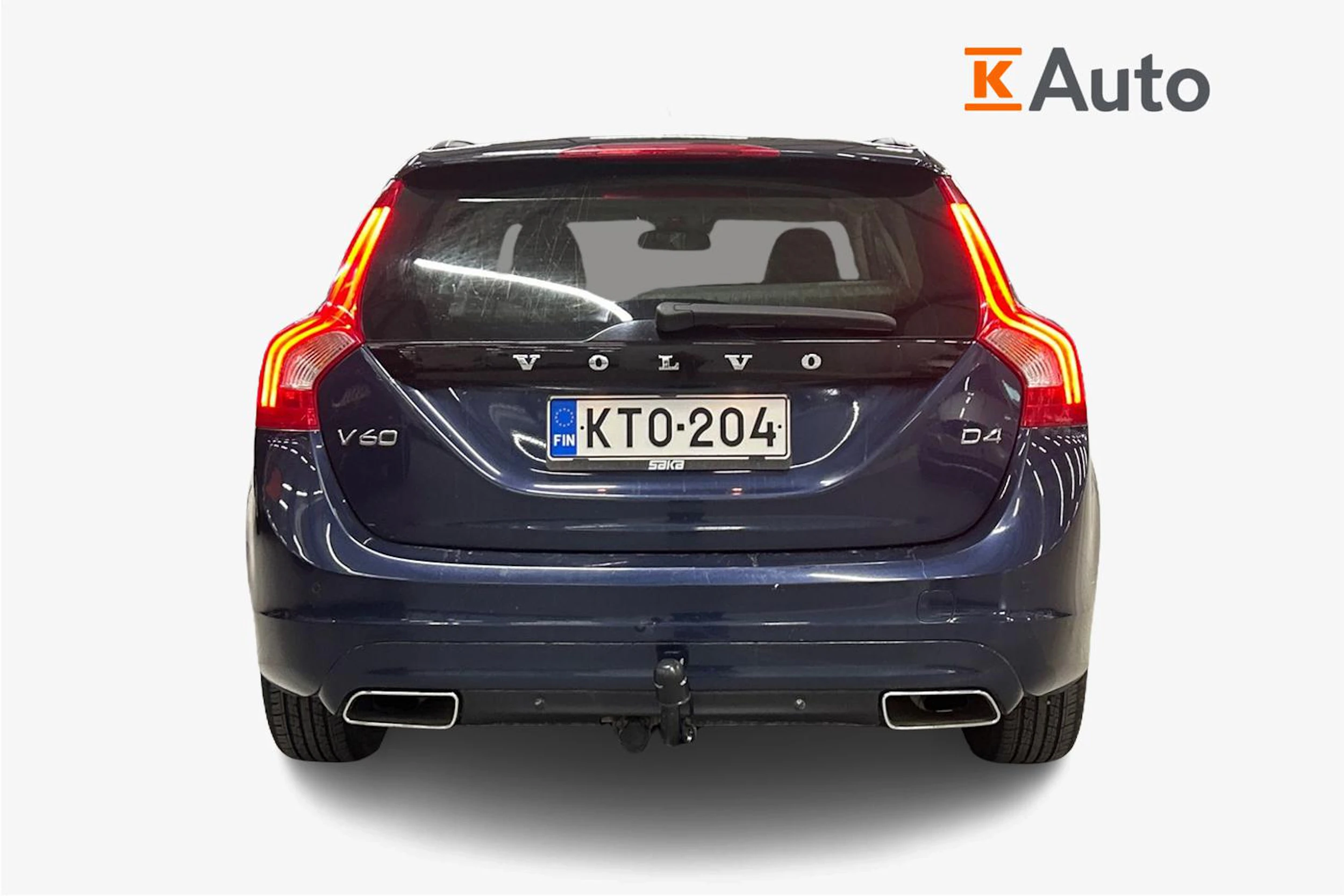 sininen Volvo V60 2014 kuva 3.