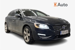 sininen Volvo V60 2014 kuva 1.