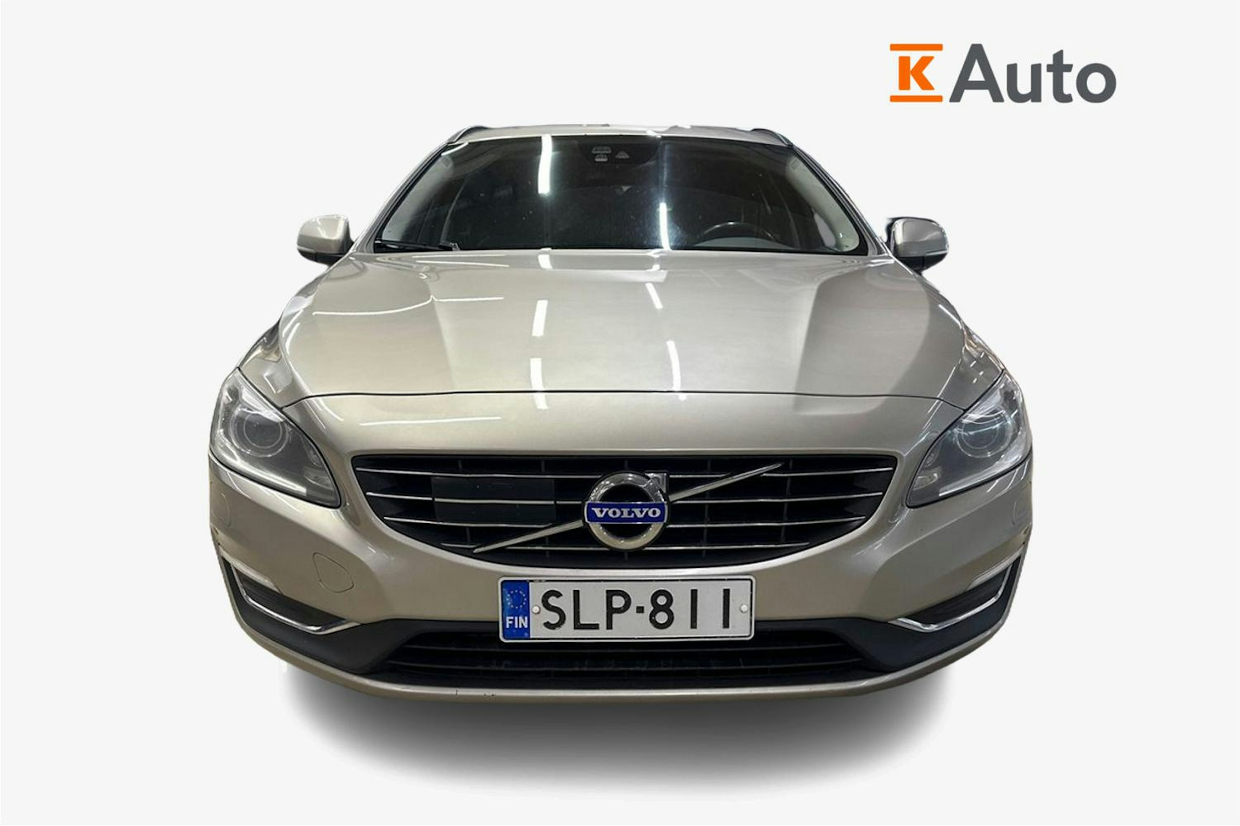 ruskea (beige) Volvo V60 2015 kuva 5.