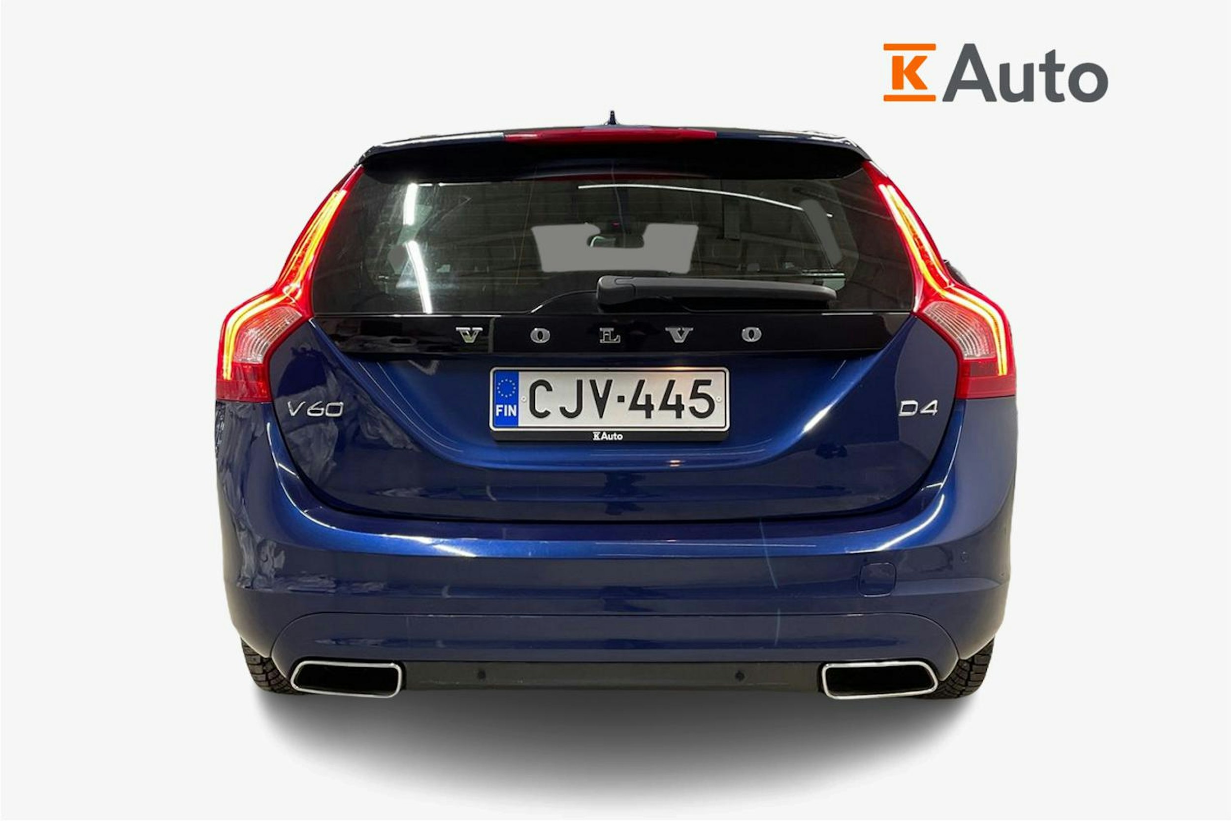 Sininen Volvo V60 2015 kuva 3.