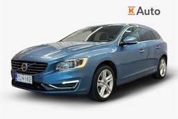 sininen Volvo V60 2015 kuva 4.
