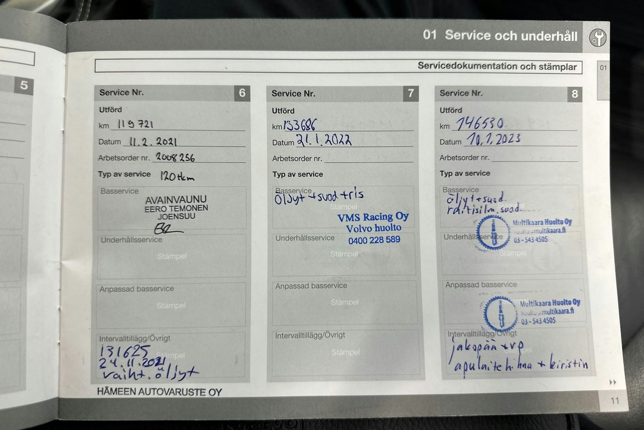 sininen Volvo V60 2015 kuva 40.