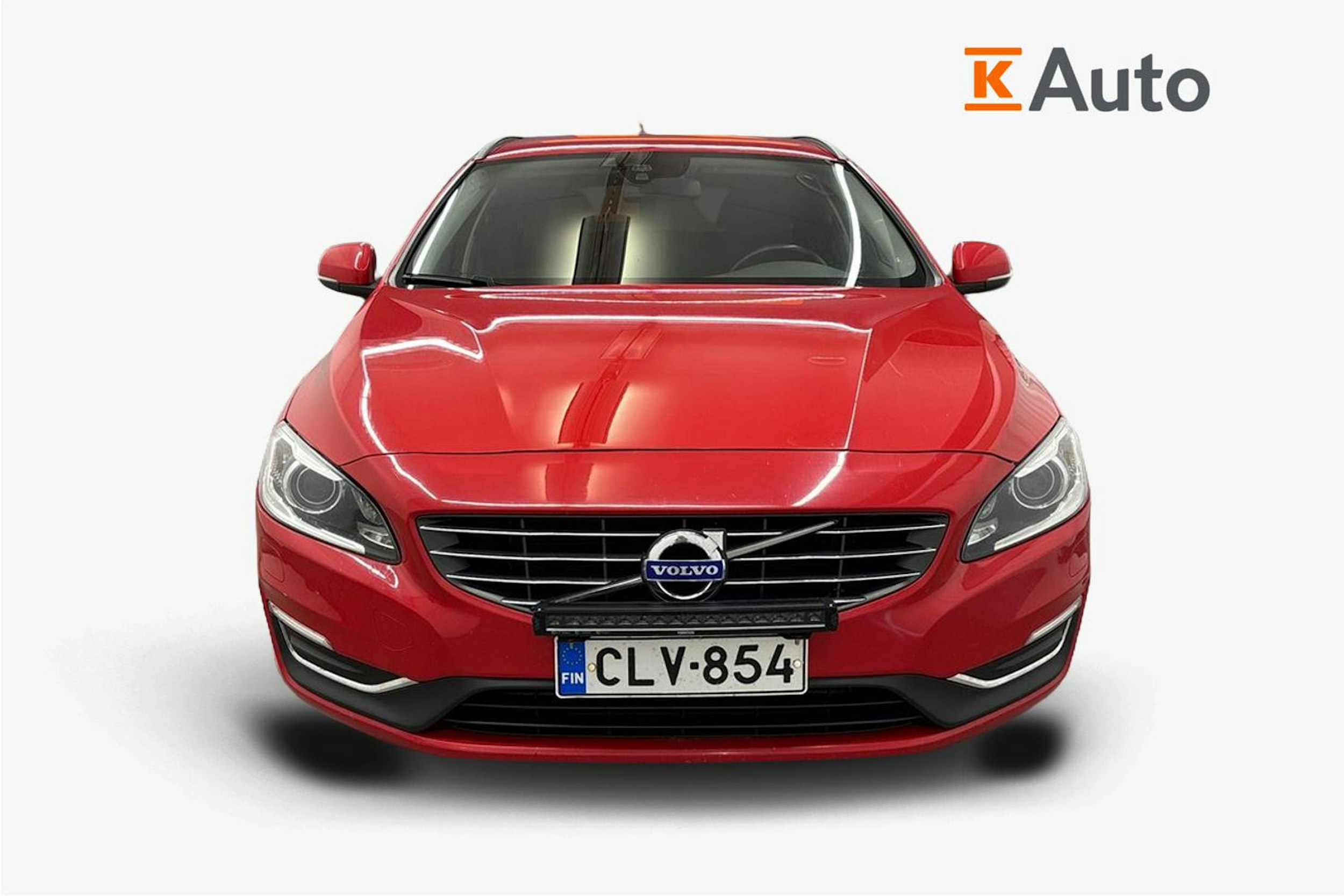 punainen Volvo V60 2016 kuva 4.